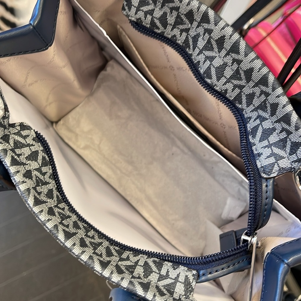 Michael Kors Mirella Small Ombré Signature Logo Crossbody Satchel Tote Shoulde - Picture 13 of 16